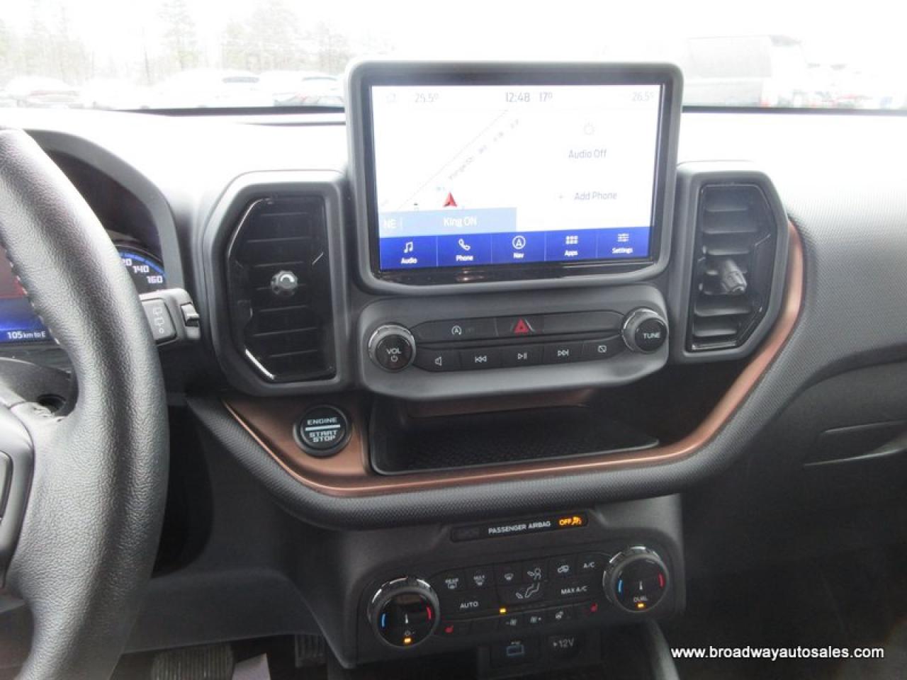 2022 Ford Bronco Sport LOADED OUTER-BANKS-VERSION 5 PASSENGER 1.5L - 3 CYL.. 4X4.. HEATED SEATS & WHEEL.. NAVIGATION.. BACK-UP CAMERA.. BLUETOOTH SYSTEM.. Photo