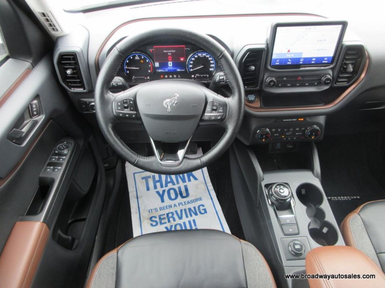 2022 Ford Bronco Sport LOADED OUTER-BANKS-VERSION 5 PASSENGER 1.5L - 3 CYL.. 4X4.. HEATED SEATS & WHEEL.. NAVIGATION.. BACK-UP CAMERA.. BLUETOOTH SYSTEM.. Photo