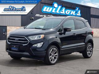 Used 2018 Ford EcoSport Titanium 4WD, 2.0L 4 Cyl, Leather, Sunroof, Nav, CarPlay + Android, Heated Seats, Bluetooth & More! for sale in Guelph, ON