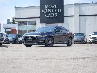 <div style=text-align: justify;><span style=font-size:14px;><span style=font-family:times new roman,times,serif;>This 2019 Honda Accord has no accidents and is also a Canadian (Ontario) vehicle with service records. High-value options included with this vehicle are; blind spot indicators, adaptive cruise control, pre-collision, navigation, paddle shifters, rear heated seats, black leather / heated / cooled / power / memory seats, heated steering wheel, convenience entry, sunroof, back up camera, touchscreen, remote start, multifunction steering wheel, offering immense value.<br /><span style=font-size:10px;> </span><br />Why buy from us?<br /> <br />Most Wanted Cars is a place where customers send their family and friends. MWC offers the best financing options in Kitchener-Waterloo and the surrounding areas. Family-owned and operated, MWC has served customers since 1975 and is also DealerRater’s 2022 Provincial Winner for Used Car Dealers. MWC is also honoured to have an A+ standing on Better Business Bureau and a 4.8/5 customer satisfaction rating across all online platforms with over 1400 reviews. With two locations to serve you better, our inventory consists of over 150 used cars, trucks, vans, and SUVs.<br /> <br />Our main office is located at 1620 King Street East, Kitchener, Ontario. Please call us at 519-772-3040 or visit our website at www.mostwantedcars.ca to check out our full inventory list and complete an easy online finance application to get exclusive online preferred rates.<br /> <br />*Price listed is available to finance purchases only on approved credit. The price of the vehicle may differ from other forms of payment. Taxes and licensing are excluded from the price shown above*<br /> </span></span></div><div style=text-align: justify;><span style=font-size:14px;><span style=font-family:times new roman,times,serif;>TOURING | NAV | LEATHER | SUNROOF</span></span></div>