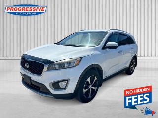 <b>Leather Seats,  Rear View Camera,  Heated Steering Wheel,  Bluetooth,  Heated Seats!</b><br> <br>    The next generation of Sorento is Kias most refined yet. This  2016 Kia Sorento is for sale today. <br> <br>The 2016 Sorento has been redesigned with a wider stance and a longer wheelbase to provide a more versatile cabin. The Sorento has elegantly sculpted surfaces, more cabin space, and a wraparound dashboard for distinctive appeal. From finely crafted seating to intuitive advanced technologies, its the car you drive to seek out adventure.This  SUV has 122,262 kms. Its  white in colour  . It has a 6 speed automatic transmission and is powered by a  240HP 2.0L 4 Cylinder Engine.  <br> <br> Our Sorentos trim level is EX. The EX trim gives you a satisfying blend of features and value. It comes with a UVO infotainment system with SiriusXM, an aux jack and a USB port, Bluetooth phone connectivity, a rearview camera, rear collision alert, leather seats which are heated in front, a heated steering wheel, automatic climate control, steering wheel audio and cruise control, blind spot detection, and more. This vehicle has been upgraded with the following features: Leather Seats,  Rear View Camera,  Heated Steering Wheel,  Bluetooth,  Heated Seats,  Blind Spot Detection,  Collision Warning. <br> <br>To apply right now for financing use this link : <a href=https://www.progressiveautosales.com/credit-application/ target=_blank>https://www.progressiveautosales.com/credit-application/</a><br><br> <br/><br><br> Progressive Auto Sales provides you with the all the tools you need to find and purchase a used vehicle that meets your needs and exceeds your expectations. Our Sarnia used car dealership carries a wide range of makes and models for exceptionally low prices due to our extensive network of Canadian, Ontario and Sarnia used car dealerships, leasing companies and auction groups. </br>

<br> Our dealership wouldnt be where we are today without the great people in Sarnia and surrounding areas. If you have any questions about our services, please feel free to ask any one of our staff. If you want to visit our dealership, you can also find our hours of operation and location information on our Contact page. </br> o~o