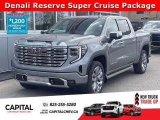 This GMC Sierra 1500 boasts a Gas V8 6.2L/376 engine powering this Automatic transmission. ENGINE, 6.2L ECOTEC3 V8 (420 hp [313 kW] @ 5600 rpm, 460 lb-ft of torque [624 Nm] @ 4100 rpm); featuring Dynamic Fuel Management, Wireless, Apple CarPlay / Wireless Android Auto, Wireless charging.*This GMC Sierra 1500 Comes Equipped with These Options *Wipers, front rain-sensing, Windows, power rear, express down, Windows, power front, drivers express up/down, Window, power, rear sliding with rear defogger, Window, power front, passenger express up/down, Wi-Fi Hotspot capable (Terms and limitations apply. See onstar.ca or dealer for details.), Wheels, 20 x 9 (50.8 cm x 22.9 cm) multi-dimensional polished aluminum, Wheelhouse liners, rear (Deleted with (PCP) Denali CarbonPro Edition.), Wheel, 17 x 8 (43.2 cm x 20.3 cm) full-size, steel spare, USB Ports, 2, Charge/Data ports located inside centre console.* Visit Us Today *For a must-own GMC Sierra 1500 come see us at Capital Chevrolet Buick GMC Inc., 13103 Lake Fraser Drive SE, Calgary, AB T2J 3H5. Just minutes away!