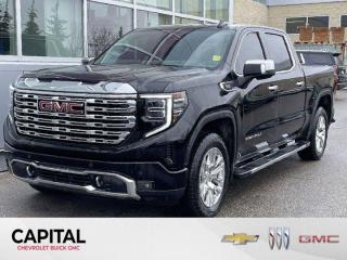 Check out this 2023 GMC Sierra 1500 Denali. Its Automatic transmission and Turbocharged Diesel I6 3.0L/183 engine will keep you going. This GMC Sierra 1500 comes equipped with these options: ENGINE, DURAMAX 3.0L TURBO-DIESEL I6 (305 hp [227 kW] @ 3750 rpm, 495 lb-ft of torque [671 Nm] @ 2750 rpm) (Includes (KW5) 220-amp alternator and (K05) engine block heater.), Wireless Phone Projection, for Apple CarPlay and Android Auto, Wireless Charging (Beginning October 26, 2022 through November 20, 2022, certain vehicles will be forced to include (00C) Not Equipped with Wireless Charging, which removes Wireless Charging. See dealer for details or the window label for the features on a specific vehicle.), Wipers, front rain-sensing, Windows, power rear, express down, Windows, power front, drivers express up/down, Window, power, rear sliding with rear defogger, Window, power front, passenger express up/down, Wi-Fi Hotspot capable (Terms and limitations apply. See onstar.ca or dealer for details.), and Wheels, 20 x 9 (50.8 cm x 22.9 cm) multi-dimensional polished aluminum. Stop by and visit us at Capital Chevrolet Buick GMC Inc., 13103 Lake Fraser Drive SE, Calgary, AB T2J 3H5.