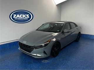 Recent Arrival! 2022 Hyundai Elantra Preferred Preferred with Sunroof and Tech Pkg | Zacks Certified Certified. IVT FWD Electric Shadow I4<br><br><br>6 Speakers, Air Conditioning, Apple CarPlay & Android Auto, Exterior Parking Camera Rear, Heated door mirrors, Heated Front Bucket Seats, Heated steering wheel, Power moonroof, Power windows, Premium Cloth Seating Surfaces, Rear window defroster, Remote keyless entry, Tilt steering wheel, Wheels: 16 x 6.5J Aluminum-Alloy.<br><br>Certification Program Details: Fully Reconditioned | Fresh 2 Yr MVI | 30 day warranty* | 110 point inspection | Full tank of fuel | Krown rustproofed | Flexible financing options | Professionally detailed<br><br>This vehicle is Zacks Certified! Youre approved! We work with you. Together well find a solution that makes sense for your individual situation. Please visit us or call 902 843-3900 to learn about our great selection.<br><br>With 22 lenders available Zacks Auto Sales can offer our customers with the lowest available interest rate. Thank you for taking the time to check out our selection!
