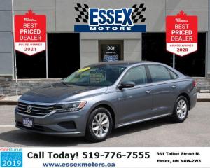 Used 2020 Volkswagen Passat Comfortline*Heated Seats*CarPlay*Rear Cam*2.L-4cyl for sale in Essex, ON