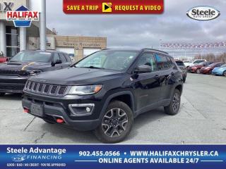 Used 2018 Jeep Compass Trailhawk - NAV, PANO ROOF, HEATED LEATHER SEATS AND WHEEL, BACK UP CAMERA, NO ACCIDENTS for sale in Halifax, NS