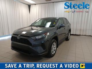 Stand out in style with our 2023 Toyota RAV4 LE AWD in Magnetic Gray Metallic! Powered by a 2.5 Litre Dynamic Force 4 Cylinder that generates 203hp paired to an 8 Speed Automatic transmission engineered for action. This All Wheel Drive SUV also features terrain management and Active Cornering Assist to help handle what comes next, and it returns approximately 6.9L/100km on the highway. The robust and sophisticated design of our RAV4 stands out with LED lighting, black fender moldings/bumper accents, dual chrome exhaust outlets, and an integrated rear spoiler. Impressive comfort and convenience cues are standard in our LE cabin, including supportive heated fabric seats, a folding back row, a multifunction steering wheel, a filtered climate-control system, keyless entry, a roomy rear cargo hold, and soft-touch surfaces. Thanks to an 8-inch touchscreen, WiFi/Amazon Alexa compatibility, wireless Apple CarPlay®/Android Auto®, Bluetooth®, and a six-speaker audio system, youre ready to connect as you roam through your world. A rearview camera works with Toyotas intelligent Safety Sense systems to protect you with adaptive cruise control, lane-keeping assistance, forward collision warning, automatic braking, pedestrian detection, and more. Born to explore, our RAV4 LE is a smart bet for better driving! Save this Page and Call for Availability. We Know You Will Enjoy Your Test Drive Towards Ownership! Steele Chevrolet Atlantic Canadas Premier Pre-Owned Super Center. Being a GM Certified Pre-Owned vehicle ensures this unit has been fully inspected fully detailed serviced up to date and brought up to Certified standards. Market value priced for immediate delivery and ready to roll so if this is your next new to your vehicle do not hesitate. Youve dealt with all the rest now get ready to deal with the BEST! Steele Chevrolet Buick GMC Cadillac (902) 434-4100 Metros Premier Credit Specialist Team Good/Bad/New Credit? Divorce? Self-Employed?