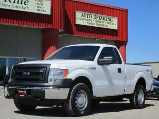 <p>2014 Ford F-150 Reg Cab Short Box 4X4</p><p>3.7LTR V6<br>ONLY 130,000kms!<br>A/C<br>Tilt<br>Cruise<br>AM/FM radio<br>SYNC by Microsoft / Bluetooth<br>3 passengers<br>Front & rear chrome bumpers<br>Locking tailgate</p><p>$17,975 Safetied<br>Financing and Warranty Available at Fine Ride Auto Sales Ltd<br>www.FineRideAutoSales.ca</p><p>Call: 204-415-3300 or 1-855-854-3300<br>Text: 204-226-1790<br>View in person at: Unit 3-3000 Main Street</p><p>DLR# 4614<br>**Plus applicable taxes**</p><p></p><p style=text-align:center;><i><strong><u>***NEW HOURS EFFECTIVE MAY 15, 2024***</u></strong></i></p><p style=text-align:center;>Monday                9am to 6pm<br>Tuesday               9am to 6pm<br>Wednesday               9am to 6pm<br>Thursday                9am to 6pm<br>Friday                9am to 5pm<br>Saturday                   10am to 2pm<br>Sunday                    CLOSED</p><p style=text-align:center;><i><strong>***CLOSED SATURDAY, SUNDAY & MONDAYS FOR LONG WEEKENDS***</strong></i></p>