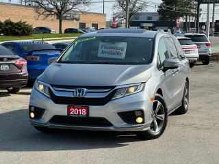 <div>♦️SAFETY CERTIFIED</div><div>♦️2 YEARS EXTENDED WARRANTY</div><div>2018 HONDA ODYSSEY EX W/RES 8 SEATER</div><div>THE EX-L MODEL COMES WITH APPLE CAR PLAY AND REAR ENTERTAINMENT SYSTEM WITH 10.2-INCH DISPLAY, BLU-RAY PLAYER, AND HDMI PORTS. OTHER LUXURY FEATURES INCLUDE: HEATED SEATS, SUNROOF, LANE ASSIST, BACKUP CAMERA, PUSH TO START, KEYLESS ENTRY, AND MUCH MORE!</div><div>?COMES FULLY CERTIFIED (SAFETY) INCLUDED WITH MULTIPLE POINTS INSPECTION ALONG WITH CARFAX HISTORY REPORT </div><div>?ALL TRADE INS ARE ACCEPTABLE, BRING IN YOUR VEHICLES</div><div>?PRICE + HST NO EXTRA OR HIDDEN FEES.</div><div>PLEASE CONTACT US TO BOOK AN APPOINTMENT </div><div>WE STAND BEHIND EVERY VEHICLE WE SELL</div><div>TERMINAL MOTORS IS A FAMILY RUN BUSINESS COMMITTED TO YOU. </div><div>TERMINAL MOTORS </div><div>1421 SPEERS RD, OAKVILLE</div><div>(416)-527-0101</div>