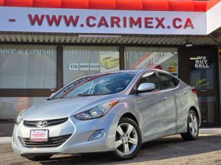 LOW KMS! Excellent Condition, One Owner, Accident Free Hyundai Elantra with Dealer Service History! Equipped with a Sunroof, Front and Rear Heated Seats, Bluetooth, Cruise Control, Power Group, A/C, Alloy Wheels, Fog Lights