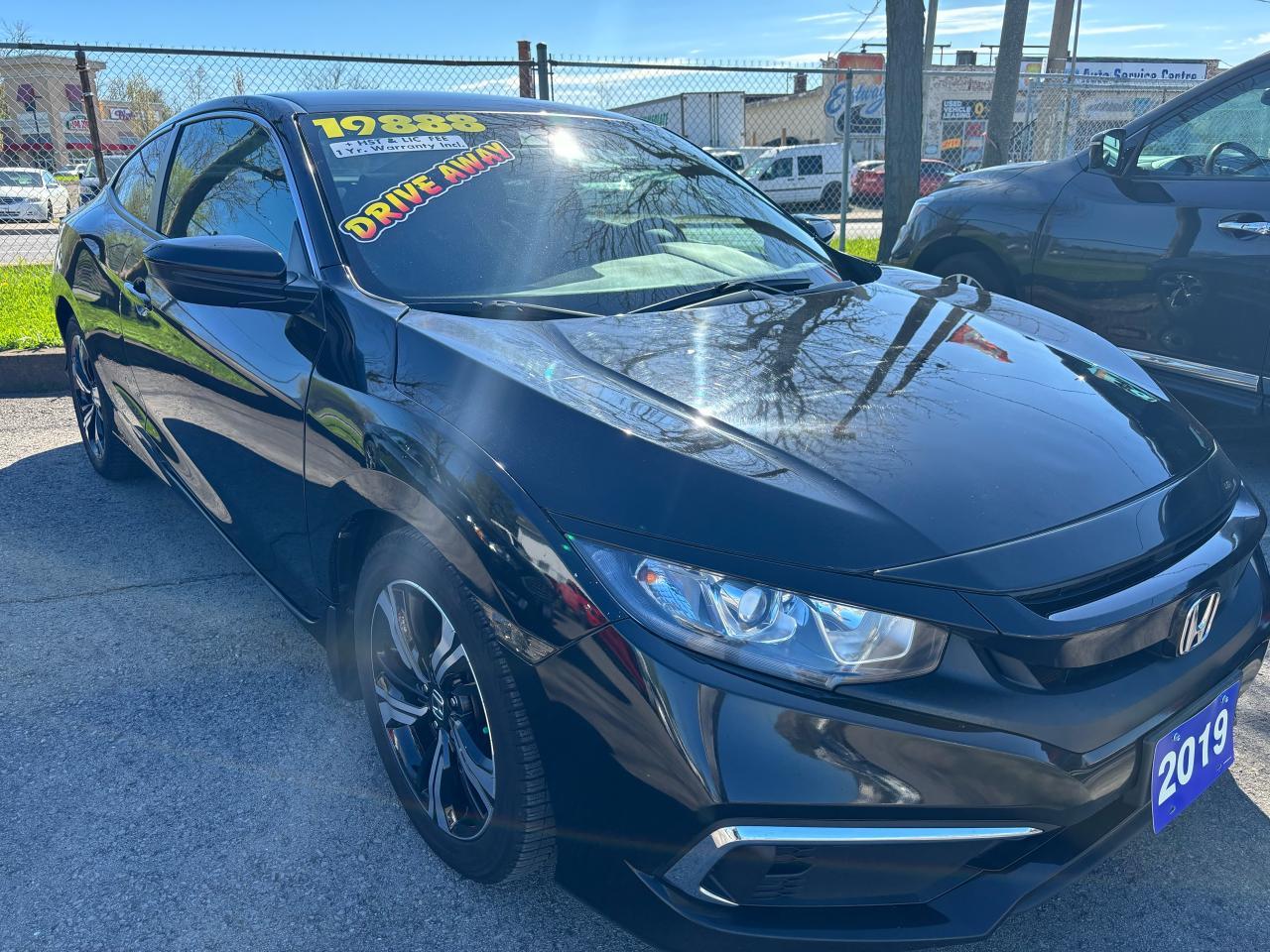 Used 2019 Honda Civic LX, Coupe, Auto, Heated Seats, Alloys, for sale in Kitchener, ON