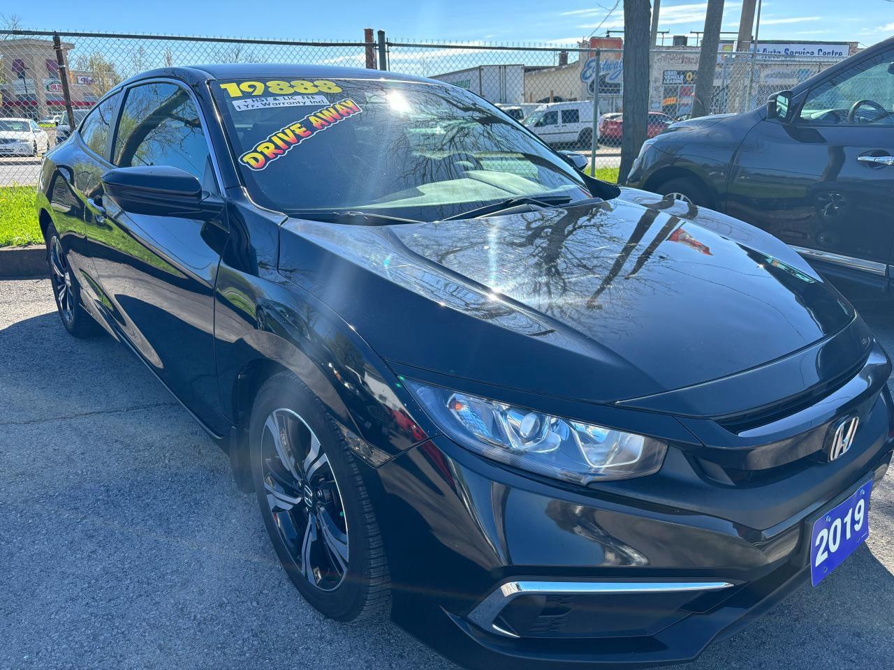 2019 Honda Civic LX, Coupe, Auto, Heated Seats, Alloys,