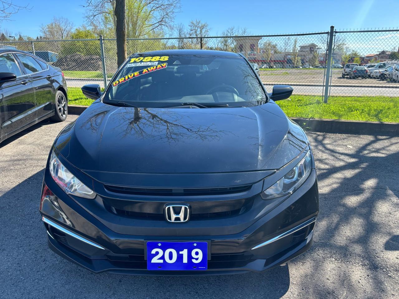 2019 Honda Civic LX, Coupe, Auto, Heated Seats, Alloys,