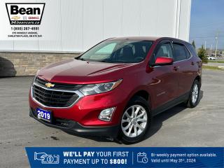 <h2><span style=color:#2ecc71><span style=font-size:18px><strong>2019 Chevrolet Equinox LT</strong></span></span></h2>

<p><span style=font-size:16px>Powered by 1.5L 4cyl engine with All-Wheel Drive.</span></p>

<p><span style=font-size:16px><strong>Comfort & Convenience Features:</strong> includes remote entry/start, cruise control, heated door mirrors, power door mirrors, heated front seats, power driver seat, HD rear vision camera and 17” aluminum wheels.</span></p>

<p><span style=font-size:16px><strong>Infotainment Tech & Audio: </strong>chevrolet infotainment 3 system includes 7” diagonal colour touch-screen display with AM/FM stereo, auxiliary audio input jack, bluetooth phone connectivity and wireless audio streaming, and android auto and apple carplay compatibility.</span></p>

<h2><span style=color:#2ecc71><span style=font-size:18px><strong>Come test drive this SUV today!</strong></span></span></h2>

<h2><span style=color:#2ecc71><span style=font-size:18px><strong>613-257-2432</strong></span></span></h2>