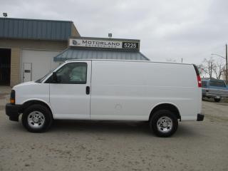 <p>4.8,auto,air,pw.pl. radio. Basic, work ready cargo van ready to get the job done! Clean, safetied with only 77,600kms. Financing avail. O.A.C., powertrain warranty avail. Only  $28,000. Taxes extra. Motorland Enterprises. (204)895-7442 or text Cam @ (204)290-1908 for an appt. to view. Dealer permit #9964.</p>