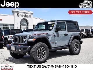 New 2024 Jeep Wrangler RUBICON for sale in Chatham, ON