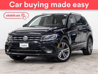 Used 2020 Volkswagen Tiguan Highline AWD w/ R Line Pkg w/ Apple CarPlay & Android Auto, Rearview Cam, Bluetooth for sale in Toronto, ON