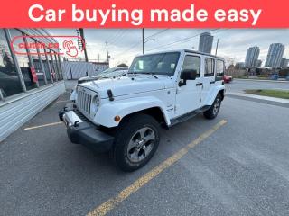 Used 2018 Jeep Wrangler JK Unlimited Sahara 4X4 w/ Bluetooth, Nav, A/C for sale in Toronto, ON