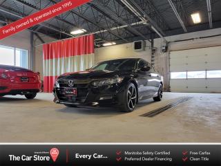 Used 2018 Honda Accord Sedan Sport| Carplay/Remote Start/1 Owner/0 Accidents! for sale in Winnipeg, MB