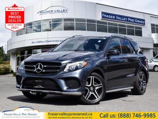 AMG Package
Navigation
Power Moonroof
Heated Seats
Cooled Seats
360 Camera
AMG Wheels
+ much, much, more! 
 
  Built to be more efficient, more precise and much more luxurious than its predecessor, this GLE is a top contender in the luxury SUV segment. This  2016 Mercedes-Benz GLE is fresh on our lot in Abbotsford. 
 
A worthy successor of the legendary Mercedes Benz M Class, this GLE is built to be more robust, cleaner and overall more effective as an SUV. Heavily updated with the latest of technology, cleaner and softer styling to suit the brand line up and with a great new interior, this GLE is a much more capable SUV with a large dose of luxury.This  SUV has 95,221 kms. Its  nice in colour  . It has a 9 speed automatic transmission and is powered by a  362HP 3.0L V6 Cylinder Engine.  
 
 Our GLEs trim level is 450 AMG 4MATIC. This AMG version of the GLE, the 450 AMG 4MATIC is the perfect performance SUV. This GLE AMG is a powerful and adept SUV that is absolutely filled with numerous luxury options and features some of them being a power sunroof with sunshade, navigation, heated side mirrors, SiriusXM, Bluetooth connectivity, heated front bucket seats with power adjustment, a sport leather steering wheel, remote key-less entry with illuminated entry, push button start, blind spot assist, active forward collision assist, a rear view camera and much more.
 
To apply right now for financing use this link : https://www.fraservalleypreowned.ca/abbotsford-car-loan-application-british-columbia
 
 

| Our Quality Guarantee: We maintain the highest standard of quality that is required for a Pre-Owned Dealership to operate in an Auto Mall. We provide an independent 360-degree inspection report through licensed 3rd Party mechanic shops. Thus, our customers can rest assured each vehicle will be a reliable, and responsible purchase.  |  Purchase Disclaimer: Your selected vehicle may have a differing finance and cash prices. When viewing our vehicles on third party  marketplaces, please click over to our website to verify the correct price for the vehicle. The Sale Price on third party websites will always reflect the Finance Price of our vehicles. If you are making a Cash Purchase, please refer to our website for the Cash Price of the vehicle.  | All prices are subject to and do not include, a $995 Finance Fee, and a $695 Document Fee.   These fees as well as taxes, are included in all listed listed payment quotes. Please speak with Dealer for full details and exact numbers.  o~o