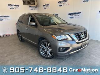 Used 2018 Nissan Pathfinder PLATINUM | 4X4 | LEATHER | SUNROOF | NAV | 7 PASS for sale in Brantford, ON