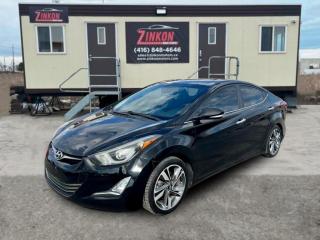 Used 2015 Hyundai Elantra LIMITED | HEATED SEATS | NAVI | SUNROOF | LEATHER | BACK UP CAM | ALLOYS | BLUETOOTH | POWER SEATS for sale in Pickering, ON