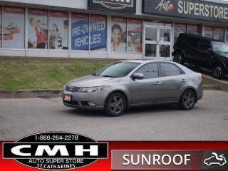 Used 2010 Kia Forte SX  **SUNROOF - CLEAN CARFAX - MANUAL** for sale in St. Catharines, ON