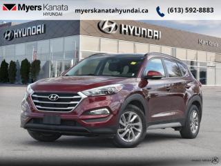 <b>Low Mileage, Sunroof,  Leather Seats,  Navigation,  Heated Steering Wheel,  Bluetooth!</b><br> <br>    With a comfortable ride, slick looks, and strong fuel economy, this Hyundai Tucson has it all. This  2017 Hyundai Tucson is fresh on our lot in Kanata. <br> <br>Out of all of your options for a compact crossover, this Hyundai Tucson stands out in a big way. The bold look, refined interior, and amazing versatility make it a capable, eager vehicle thats up for anything. It doesnt hurt that it comes with generous standard features and technology. For comfort, technology, and economy in one stylish package, look no further than this versatile Hyundai Tucson. This low mileage  SUV has just 74,241 kms. Its  red in colour  . It has an automatic transmission and is powered by a  164HP 2.0L 4 Cylinder Engine. <br> <br> Our Tucsons trim level is LUX. This Hyundai Tucson Luxury is one of the smartest compact SUVs on the road. Features include an 8 inch touch screen with navigation, Android Auto and Apple Car Play, Infinity premium audio, Bluetooth, and a smart power tailgate. It also comes with a heated steering wheel, heated front and rear leather seats, panoramic sunroof, dual-zone automatic climate control, CleanAir ionizer, auto defogger, Bluetooth, a backup camera, and auto projection headlights. Safety technology includes blind spot detection, rear cross-traffic alert, and lane change assist. This vehicle has been upgraded with the following features: Sunroof,  Leather Seats,  Navigation,  Heated Steering Wheel,  Bluetooth,  Sunroof,  Heated Seats. <br> <br>To apply right now for financing use this link : <a href=https://www.myerskanatahyundai.com/finance/ target=_blank>https://www.myerskanatahyundai.com/finance/</a><br><br> <br/><br> Buy this vehicle now for the lowest weekly payment of <b>$81.07</b> with $0 down for 84 months @ 8.99% APR O.A.C. ( Plus applicable taxes -  and licensing fees   ).  See dealer for details. <br> <br>Smart buyers buy at Myers where all cars come Myers Certified including a 1 year tire and road hazard warranty (some conditions apply, see dealer for full details.)<br> <br>This vehicle is located at Myers Kanata Hyundai 400-2500 Palladium Dr Kanata, Ontario.<br>*LIFETIME ENGINE TRANSMISSION WARRANTY NOT AVAILABLE ON VEHICLES WITH KMS EXCEEDING 140,000KM, VEHICLES 8 YEARS & OLDER, OR HIGHLINE BRAND VEHICLE(eg. BMW, INFINITI. CADILLAC, LEXUS...)<br> Come by and check out our fleet of 40+ used cars and trucks and 40+ new cars and trucks for sale in Kanata.  o~o