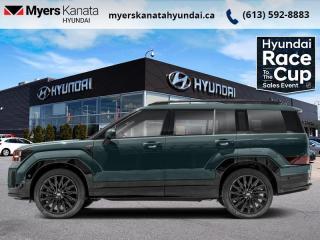 <b>HUD,  Premium Audio,  Cooled Seats,  Navigation,  360 Camera!</b><br> <br> <br> <br>  Hello. <br> <br><br> <br> This rockwood grn SUV  has an automatic transmission and is powered by a  277HP 2.5L 4 Cylinder Engine.<br> <br> Our Santa Fes trim level is Ultimate Calligraphy. This Santa FE Ultimate Calligraphy rewards you with a drivers head up display, a 12-speaker Bose premium audio system, inbuilt navigation, ventilated and heated front seats, a dual panel sunroof and a 360 camera system. Also standard include a power liftgate for rear cargo access, a heated steering wheel, adaptive cruise control, and a 12.3-inch screen with Apple CarPlay and Android Auto. Safety features also include blind spot detection, lane keep assist with lane departure warning, front and rear parking sensors, and front and rear collision mitigation. This vehicle has been upgraded with the following features: Hud,  Premium Audio,  Cooled Seats,  Navigation,  360 Camera,  Sunroof,  Heated Steering Wheel. <br><br> <br>To apply right now for financing use this link : <a href=https://www.myerskanatahyundai.com/finance/ target=_blank>https://www.myerskanatahyundai.com/finance/</a><br><br> <br/>    6.99% financing for 96 months. <br> Buy this vehicle now for the lowest weekly payment of <b>$192.38</b> with $0 down for 96 months @ 6.99% APR O.A.C. ( Plus applicable taxes -  $2596 and licensing fees    ).  Incentives expire 2024-05-31.  See dealer for details. <br> <br>This vehicle is located at Myers Kanata Hyundai 400-2500 Palladium Dr Kanata, Ontario. <br><br> Come by and check out our fleet of 30+ used cars and trucks and 40+ new cars and trucks for sale in Kanata.  o~o