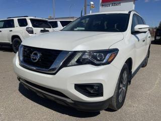 Check out this 2018 Nissan Pathfinder! This 5 passenger, all wheel drive is equipped with a back up camera, Bluetooth, leather, heated, power seats, heated steering wheel, navigation, satellite radio, remote starter, alloy rims and so much more!This Pathfinder has a clean accident history, has passed the stringent 120 point inspection and has a fresh oil change so you can drive with confidence!