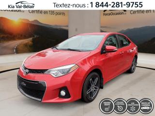Used 2015 Toyota Corolla S SIÈGES CHAUFFANTS*CAMÉRA*CRUISE* for sale in Québec, QC