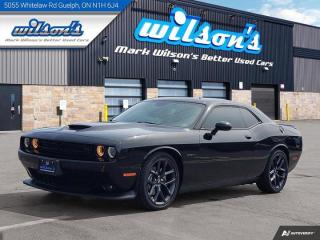 Used 2022 Dodge Challenger R/T, Navi, Heated Seats + Steering, Blacktop Pack, Alpine Audio, Remote Start, Carplay & More! for sale in Guelph, ON