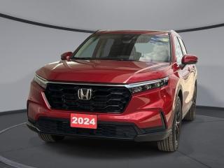 <b>Certified, Low Mileage, Sunroof,  Power Liftgate,  Heated Seats,  Heated Steering Wheel,  Apple CarPlay!</b><br> <br>    This Honda CR-V impresses with refined dynamics and superior efficiency. This  2024 Honda CR-V is fresh on our lot in Sudbury. <br> <br>Hondas ubiquitous CR-V features a host of performance, design and technological upgrades to give it an even bigger edge against rivals in the ever-heated crossover SUV segment. With roomy seating, wide-open sightlines, and sporty details throughout, the interior of this CR-V makes it easy to settle in and enjoy the ride. Upgraded infotainment systems with even more active and passive safety systems ensure a serene and uncompromised ride in this SUV.This low mileage  SUV has just 3,000 kms. Its  red in colour  . It has a cvt transmission and is powered by a  1.5L I4 16V GDI DOHC Turbo engine. <br> <br> Our CR-Vs trim level is Sport. This CR-V Sport steps things up with an express open/close sunroof, a power liftgate for rear cargo access, and a heated leather steering wheel, along with upgraded 18-inch aluminum wheels. With an all-wheel-drive system, this incredibly versatile and practical SUV features heated front seats, 60-40 folding split-bench rear seats, proximity keyless entry with push button start, adaptive cruise control, dual-zone climate control, remote engine start, and a refreshed 7-inch infotainment system with Apple CarPlay, Android Auto and Siri Eyes Free. Safety features include blind spot detection, front and rear collision mitigation, front pedestrian braking, lane keeping assist with lane departure warning, driver monitoring alert, and a rear camera. Additional features include front and rear cupholders, LED headlights with automatic high beams, USB-A/USB-C charging ports, and even more. This vehicle has been upgraded with the following features: Sunroof,  Power Liftgate,  Heated Seats,  Heated Steering Wheel,  Apple Carplay,  Android Auto,  Remote Start. <br> <br>To apply right now for financing use this link : <a href=https://www.palladinohonda.com/finance/finance-application target=_blank>https://www.palladinohonda.com/finance/finance-application</a><br><br> <br/>Honda used vehicles are highly sought after due to Hondas reputation for durability, quality,and reliability. In order to earn the distinction of Honda Certified, each used Honda vehicle must pass a series of strict Honda Canada mandated mechanical and appearance inspections. Only vehicles that meet these rigorous standards are eligible for admission into the Honda Certified used vehicle program. Key program benefits include: extended warranty, special financing rates through Honda Financial Services, a 100 point mechanical and appearance inspection by Honda factory-trained technicians, exchange privilege, vehicle history report, and access to the MyHonda site, which provides specific information on your vehicle. For more information, please call any of our knowledgeable used vehicle staff at 705- 673-6733.The advertised price is for financing purchases only. All cash purchases will be subject to an additional surcharge of $2,501.00. This advertised price also does not include taxes and licensing fees.<br> <br/><br>Palladino Honda is your ultimate resource for all things Honda, especially for drivers in and around Sturgeon Falls, Elliot Lake, Espanola, Alban, and Little Current. Our dealership boasts a vast selection of high-class, top-quality Honda models, as well as expert financing advice and impeccable automotive service. These factors arent what set us apart from other dealerships, though. Rather, our uncompromising customer service and professionalism make every experience unforgettable, and keeps drivers coming back. The advertised price is for financing purchases only. All cash purchases will be subject to an additional surcharge of $2,501.00. This advertised price also does not include taxes and licensing fees.<br> Come by and check out our fleet of 110+ used cars and trucks and 60+ new cars and trucks for sale in Sudbury.  o~o