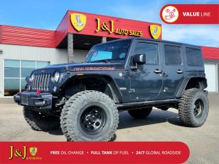 Odometer is 26668 kilometers below market average! Rhino Clearcoat 2018 Jeep Wrangler JK Unlimited Rubicon 4WD 5-Speed Automatic Pentastar 3.6L V6 VVT Welcome to our dealership, where we cater to every car shoppers needs with our diverse range of vehicles. Whether youre seeking peace of mind with our meticulously inspected and Certified Pre-Owned vehicles, looking for great value with our carefully selected Value Line options, or are a hands-on enthusiast ready to tackle a project with our As-Is mechanic specials, weve got something for everyone. At our dealership, quality, affordability, and variety come together to ensure that every customer drives away satisfied. Experience the difference and find your perfect match with us today.<br><br><br>Reviews:<br>  * Owners typically rave about the Wranglers toughness, capability, heavy-duty feel, and go-anywhere-anytime attitude. The unique looks and quirky drive are part of the Wranglers charm for many drivers, and the availability of plenty of high-grade feature content drew many shoppers in. Notably, the new-for-2012 V6 engine is a smooth and punchy performer with power to spare, and should turn in notably improved fuel efficiency for drivers upgrading from pre-Pentastar Wranglers. Source: autoTRADER.ca