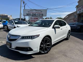 Used 2017 Acura TLX ELITE Pearl White  / Leather / Ventilated Seats / Navi / Sunroof for sale in Mississauga, ON