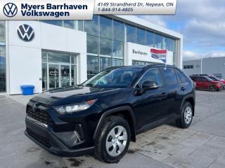 <b>Heated Seats,  Apple CarPlay,  Android Auto,  Blind Spot Monitoring,  Lane Keep Assist!</b><br> <br>    The Toyota RAV4 is here to help you squeeze more out of your busy lifestyle. This  2021 Toyota RAV4 is fresh on our lot in Nepean. Former daily rental!<br> <br>Introducing the Toyota RAV4, a radical redesign of a storied legend. While the RAV4 is loaded with modern creature comforts, conveniences, and safety, this SUV is still true to its roots with incredible capability. Whether youre running errands in the city or exploring the countryside, the RAV4 empowers your ambitions and redefines what you can do. Make new and exciting memories in this ultra efficient Toyota RAV4 today! This  SUV has 79,345 kms. Its  midnight black metallic in colour  . It has an automatic transmission and is powered by a  2.5L I4 16V PDI DOHC engine.  This unit has some remaining factory warranty for added peace of mind. <br> <br> Our RAV4s trim level is LE AWD. This all wheel drive RAV4 LE comes with some impressive features such as sport, ECO & normal driving modes, a 7 inch touchscreen with Entune Audio 3.0, Apple CarPlay, Android Auto, USB and aux inputs, heated front seats, remote keyless entry, steering wheel with audio controls and a rear view camera. Additional features includes LED headlights, heated power mirrors, Toyota Safety Sense 2.0, dynamic radar cruise control, automatic highbeam assist, blind spot monitoring with rear cross traffic alert, and lane keep assist with lane departure warning plus much more. This vehicle has been upgraded with the following features: Heated Seats,  Apple Carplay,  Android Auto,  Blind Spot Monitoring,  Lane Keep Assist,  Steering Wheel Audio Control,  Forward Collision Warning. <br> <br>To apply right now for financing use this link : <a href=https://www.barrhavenvw.ca/en/form/new/financing-request-step-1/44 target=_blank>https://www.barrhavenvw.ca/en/form/new/financing-request-step-1/44</a><br><br> <br/><br> Buy this vehicle now for the lowest bi-weekly payment of <b>$198.66</b> with $0 down for 96 months @ 7.99% APR O.A.C. ((Plus applicable taxes and fees - Some conditions apply to get approved at the mentioned rate)     ).  See dealer for details. <br> <br>We are your premier Volkswagen dealership in the region. If youre looking for a new Volkswagen or a car, check out Barrhaven Volkswagens new, pre-owned, and certified pre-owned Volkswagen inventories. We have the complete lineup of new Volkswagen vehicles in stock like the GTI, Golf R, Jetta, Tiguan, Atlas Cross Sport, Volkswagen ID.4 electric vehicle, and Atlas. If you cant find the Volkswagen model youre looking for in the colour that you want, feel free to contact us and well be happy to find it for you. If youre in the market for pre-owned cars, make sure you check out our inventory. If you see a car that you like, contact 844-914-4805 to schedule a test drive.<br> Come by and check out our fleet of 30+ used cars and trucks and 100+ new cars and trucks for sale in Nepean.  o~o