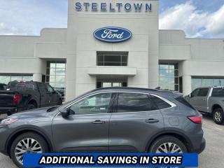 Used 2022 Ford Escape Titanium Hybrid  - Navigation for sale in Selkirk, MB