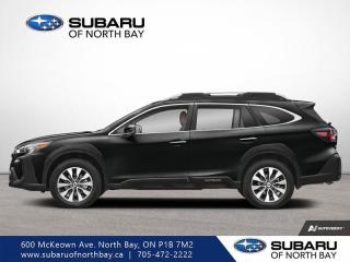 <b>Cooled Seats,  Premium Audio,  Wireless Charging,  Leather Seats,  Sunroof!</b><br> <br>   Versatility, comfort, style, and capability combine to make the 2024 Subaru Outback the perfect choice for the weekend warrior in all of us. <br> <br>This 2024 Subaru Outback was made for the adventurer in all of us. Whether you want a better daily drive, or just the perfect backcountry camping spot, this SUV alternative is fit for the road. With impressive infotainment systems, rugged and sophisticated capability, and aggressive styling, the 2024 Subaru Outback is the perfect all-around ride for those that want a little more out of there weekend. <br> <br> This crystal black silica SUV  has a cvt transmission and is powered by a  260HP 2.4L 4 Cylinder Engine.<br> <br> Our Outbacks trim level is Premier XT. This range-topping Premier XT features ventilated and heated Nappa leather front seats with 10-way drivers seat power adjustment and lumbar support, a sonorous 12-speaker Harman Kardon audio system, wireless mobile device charging, plush leather upholstery and switchable drive modes, along with an express open/close sunroof with a power shade, an upgraded 11.6-inch infotainment screen with GPS navigation, a power liftgate, dual-zone climate control, push button start, blind spot detection, and Subaru STARLINK Connected Services. Other standard features include a leather-wrapped heated steering wheel, proximity keyless entry, automatic air conditioning, Apple CarPlay, Android Auto, and SiriusXM streaming radio. Safety features include Subarus EyeSight package with a wide-angle front camera, pre-collision braking, lane keeping assist and lane departure warning, forward collision alert, driver monitoring alert, adaptive cruise control, and evasive steering assist. Additional features include 60/40 folding rear seats, front and rear cupholders, three 12-volt DC power outlets, a rear camera, and so much more! This vehicle has been upgraded with the following features: Cooled Seats,  Premium Audio,  Wireless Charging,  Leather Seats,  Sunroof,  Navigation,  Power Liftgate. <br><br> <br>To apply right now for financing use this link : <a href=https://www.subaruofnorthbay.ca/tools/autoverify/finance.htm target=_blank>https://www.subaruofnorthbay.ca/tools/autoverify/finance.htm</a><br><br> <br/>  Contact dealer for additional rates and offers.  6.49% financing for 60 months. <br> Buy this vehicle now for the lowest bi-weekly payment of <b>$454.48</b> with $0 down for 60 months @ 6.49% APR O.A.C. ( Plus applicable taxes -  Plus applicable fees   ).  Incentives expire 2024-05-31.  See dealer for details. <br> <br>Subaru of North Bay has been proudly serving customers in North Bay, Sturgeon Falls, New Liskeard, Cobalt, Haileybury, Kirkland Lake and surrounding areas since 1987. Whether you choose to visit in person or shop online, youll find a huge selection of new 2022-2023 Subaru models as well as certified used vehicles of all makes and models. </br>Our extensive lineup of new vehicles includes the Ascent, BRZ, Crosstrek, Forester, Impreza, Legacy, Outback, WRX and WRX STI. If youre already a Subaru owner, our Subaru Certified Technicians can provide the Genuine Subaru parts, accessories and quality service your vehicle deserves. </br>We invite you to book a test drive or service online, give our dealership a call at 705-472-2222, or just stop in for a visit. We look forward to meeting with you and providing you a stellar experience. </br><br> Come by and check out our fleet of 20+ used cars and trucks and 30+ new cars and trucks for sale in North Bay.  o~o