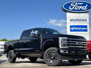 <b>Leather Seats, FX4 Off-Road Package, Sunroof, Spray-in Bedliner, Gooseneck Hitch Kit!</b><br> <br> <br> <br>  This Ford Super Duty is the toughest, most capable pickup truck that Ford has ever built, and thats saying a lot. <br> <br>The most capable truck for work or play, this heavy-duty Ford F-350 never stops moving forward and gives you the power you need, the features you want, and the style you crave! With high-strength, military-grade aluminum construction, this F-350 Super Duty cuts the weight without sacrificing toughness. The interior design is first class, with simple to read text, easy to push buttons and plenty of outward visibility. This truck is strong, extremely comfortable and ready for anything. <br> <br> This agate black sought after diesel Crew Cab 4X4 pickup   has a 10 speed automatic transmission and is powered by a  500HP 6.7L 8 Cylinder Engine.<br> <br> Our F-350 Super Dutys trim level is Platinum. This F-350 Platinum is embellished with chrome exterior accents and unique exterior styling, with power running boards, adaptive cruise control, a drivers heads-up display and retractable rear steps, along with Platinum-themed leather-trimmed heated and ventilated front seats with power adjustment, memory function and lumbar support, a heated leather-wrapped steering wheel, voice-activated dual-zone automatic climate control, power-adjustable pedals, a sonorous 8-speaker Bang & Olufsen audio system, and two 120-volt AC power outlets. This truck is also ready to get busy, with equipment such as class V towing equipment with a hitch, trailer wiring harness, a brake controller and trailer sway control, beefy suspension with heavy duty shock absorbers, power extendable trailer style mirrors, up-fitter switches, and LED headlights with front fog lamps and automatic high beams. Connectivity is handled by a 12-inch infotainment screen powered by SYNC 4, bundled with Apple CarPlay, Android Auto, inbuilt navigation, and SiriusXM satellite radio. Safety features also include lane keeping assist with lane departure warning, a surround camera system, pre-collision assist with automatic emergency braking and cross-traffic alert, blind spot detection, rear parking sensors, forward collision mitigation, and a cargo bed camera. This vehicle has been upgraded with the following features: Leather Seats, Fx4 Off-road Package, Sunroof, Spray-in Bedliner, Gooseneck Hitch Kit. <br><br> View the original window sticker for this vehicle with this url <b><a href=http://www.windowsticker.forddirect.com/windowsticker.pdf?vin=1FT8W3BM4RED71178 target=_blank>http://www.windowsticker.forddirect.com/windowsticker.pdf?vin=1FT8W3BM4RED71178</a></b>.<br> <br>To apply right now for financing use this link : <a href=https://www.bourgeoismotors.com/credit-application/ target=_blank>https://www.bourgeoismotors.com/credit-application/</a><br><br> <br/> 5.99% financing for 84 months.  Incentives expire 2024-05-31.  See dealer for details. <br> <br>Discount on vehicle represents the Cash Purchase discount applicable and is inclusive of all non-stackable and stackable cash purchase discounts from Ford of Canada and Bourgeois Motors Ford and is offered in lieu of sub-vented lease or finance rates. To get details on current discounts applicable to this and other vehicles in our inventory for Lease and Finance customer, see a member of our team. </br></br>Discover a pressure-free buying experience at Bourgeois Motors Ford in Midland, Ontario, where integrity and family values drive our 78-year legacy. As a trusted, family-owned and operated dealership, we prioritize your comfort and satisfaction above all else. Our no pressure showroom is lead by a team who is passionate about understanding your needs and preferences. Located on the shores of Georgian Bay, our dealership offers more than just vehiclesits an experience rooted in community, trust and transparency. Trust us to provide personalized service, a diverse range of quality new Ford vehicles, and a seamless journey to finding your perfect car. Join our family at Bourgeois Motors Ford and let us redefine the way you shop for your next vehicle.<br> Come by and check out our fleet of 80+ used cars and trucks and 200+ new cars and trucks for sale in Midland.  o~o