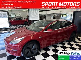 Used 2019 Tesla Model 3 Standard Range Plus+New Tires+CLEAN CARFAX for sale in London, ON