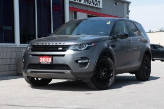 <p>Prepare to be impressed by our 2018 Land Rover Discovery Sport HSE 4WD in Corris Grey has been masterfully engineered to meet the demands of your active lifestyle! Powered by a TurboCharged 2.0 Litre 4 Cylinder that offers 240hp matched with a paddle-shifted 9 Speed Automatic transmission. This Four Wheel Drive SUV scores approximately 9.0L/100km on the highway plus provides the ability to tow heavy loads while dominating the road. Thanks to the well- Terrain Response system you can go where few would ever venture into this incredible Discovery enhanced by xenon headlamps with an LED signature. The versatile HSE interior pampers you with space for all of your gear as well as a wealth of amenities including passive entry, heated seating, a fixed panoramic sunroof, two-zone climate control with air quality sensing, Bluetooth, an eight-inch infotainment colour touch screen, a heated leather steering wheel, and more! Our Land Rover has achieved excellent safety scores thanks in part to ABS, stability/traction control, front side airbags, a driver knee airbag, and side curtain airbags. You'll also appreciate the added peace of mind provided by the rear camera, parking sensors, hill descent control, and hill start assist. With all the capability, comfort, and charisma you desire, our Discovery Sport is an ideal choice! Save this Page and Call for Availability. We Know You Will Enjoy Your Test Drive Towards Ownership! Errors and omissions excepted Good Credit, Bad Credit, No Credit - All credit applications are 100% processed! Let us help you get your credit started or rebuilt with our experienced team of professionals. Good credit? Let us source the best rates and loan that suits you. Same day approval! No waiting! Experience the difference at Chatham's award winning Pre-Owned dealership 3 years running! All vehicles are sold certified and e-tested, unless otherwise stated. Helping people get behind the wheel since 1999! If we don't have the vehicle you are looking for, let us find it! All cars serviced through our onsite facility. Servicing all makes and models. We are proud to serve southwestern Ontario with quality vehicles for over 16 years! Can't make it in? No problem! Take advantage of our NO FEE delivery service! Chatham-Kent, Sarnia, London, Windsor, Essex, Leamington, Belle River, LaSalle, Tecumseh, Kitchener, Cambridge, waterloo, Hamilton, Oakville, Toronto and the GTA.</p>