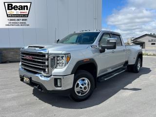 Used 2021 GMC Sierra 3500 HD SLT 6.6L DURAMAX WITH REMOTE START/ENTRY, HEATED SEATS, HEATED STEERING WHEEL, HITCH GUIDANCE, REAR VISION CAMERA, BED VIEW for sale in Carleton Place, ON