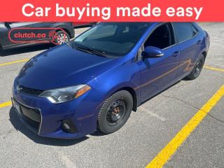 Used 2015 Toyota Corolla S Upgrade w/ Rearview Cam, Bluetooth, A/C for sale in Toronto, ON