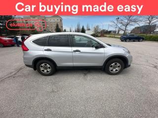 Used 2016 Honda CR-V LX AWD w/ Rearview Cam, Bluetooth, A/C for sale in Toronto, ON