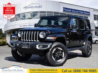 Used 2021 Jeep Wrangler Sahara Unlimited  Diesel!, Auto, Loaded! for sale in Abbotsford, BC