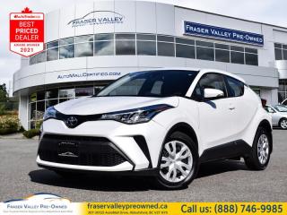 Used 2022 Toyota C-HR LE  -  Apple CarPlay -  Android Auto - $126.06 /Wk for sale in Abbotsford, BC