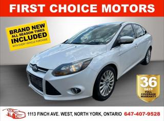 Used 2012 Ford Focus TITANIUM ~AUTOMATIC, FULLY CERTIFIED WITH WARRANTY for sale in North York, ON