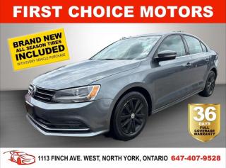 Welcome to First Choice Motors, the largest car dealership in Toronto of pre-owned cars, SUVs, and vans priced between $5000-$15,000. With an impressive inventory of over 300 vehicles in stock, we are dedicated to providing our customers with a vast selection of affordable and reliable options. <br><br>Were thrilled to offer a used 2017 Volkswagen Jetta TSI, grey color with 154,000km (STK#7325) This vehicle was $14990 NOW ON SALE FOR $12990. It is equipped with the following features:<br>- Automatic Transmission<br>- Sunroof<br>- Heated seats<br>- Bluetooth<br>- Alloy wheels<br>- Power windows<br>- Power locks<br>- Power mirrors<br>- Air Conditioning<br><br>At First Choice Motors, we believe in providing quality vehicles that our customers can depend on. All our vehicles come with a 36-day FULL COVERAGE warranty. We also offer additional warranty options up to 5 years for our customers who want extra peace of mind.<br><br>Furthermore, all our vehicles are sold fully certified with brand new brakes rotors and pads, a fresh oil change, and brand new set of all-season tires installed & balanced. You can be confident that this car is in excellent condition and ready to hit the road.<br><br>At First Choice Motors, we believe that everyone deserves a chance to own a reliable and affordable vehicle. Thats why we offer financing options with low interest rates starting at 7.9% O.A.C. Were proud to approve all customers, including those with bad credit, no credit, students, and even 9 socials. Our finance team is dedicated to finding the best financing option for you and making the car buying process as smooth and stress-free as possible.<br><br>Our dealership is open 7 days a week to provide you with the best customer service possible. We carry the largest selection of used vehicles for sale under $9990 in all of Ontario. We stock over 300 cars, mostly Hyundai, Chevrolet, Mazda, Honda, Volkswagen, Toyota, Ford, Dodge, Kia, Mitsubishi, Acura, Lexus, and more. With our ongoing sale, you can find your dream car at a price you can afford. Come visit us today and experience why we are the best choice for your next used car purchase!<br><br>All prices exclude a $10 OMVIC fee, license plates & registration  and ONTARIO HST (13%)