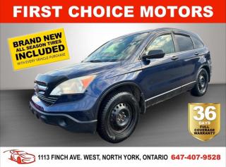 Welcome to First Choice Motors, the largest car dealership in Toronto of pre-owned cars, SUVs, and vans priced between $5000-$15,000. With an impressive inventory of over 300 vehicles in stock, we are dedicated to providing our customers with a vast selection of affordable and reliable options. <br><br>Were thrilled to offer a used 2009 Honda CR-V EX, blue color with 142,000km (STK#7328) This vehicle was $11990 NOW ON SALE FOR $10990. It is equipped with the following features:<br>- Automatic Transmission<br>- Sunroof<br>- Alloy wheels<br>- Power windows<br>- Power locks<br>- Power mirrors<br>- Air Conditioning<br><br>At First Choice Motors, we believe in providing quality vehicles that our customers can depend on. All our vehicles come with a 36-day FULL COVERAGE warranty. We also offer additional warranty options up to 5 years for our customers who want extra peace of mind.<br><br>Furthermore, all our vehicles are sold fully certified with brand new brakes rotors and pads, a fresh oil change, and brand new set of all-season tires installed & balanced. You can be confident that this car is in excellent condition and ready to hit the road.<br><br>At First Choice Motors, we believe that everyone deserves a chance to own a reliable and affordable vehicle. Thats why we offer financing options with low interest rates starting at 7.9% O.A.C. Were proud to approve all customers, including those with bad credit, no credit, students, and even 9 socials. Our finance team is dedicated to finding the best financing option for you and making the car buying process as smooth and stress-free as possible.<br><br>Our dealership is open 7 days a week to provide you with the best customer service possible. We carry the largest selection of used vehicles for sale under $9990 in all of Ontario. We stock over 300 cars, mostly Hyundai, Chevrolet, Mazda, Honda, Volkswagen, Toyota, Ford, Dodge, Kia, Mitsubishi, Acura, Lexus, and more. With our ongoing sale, you can find your dream car at a price you can afford. Come visit us today and experience why we are the best choice for your next used car purchase!<br><br>All prices exclude a $10 OMVIC fee, license plates & registration  and ONTARIO HST (13%)