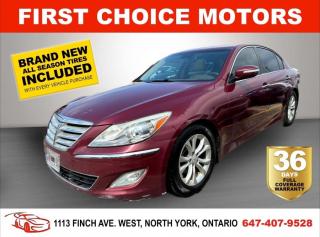 Used 2013 Hyundai Genesis ~AUTOMATIC, FULLY CERTIFIED WITH WARRANTY!!!~ for sale in North York, ON